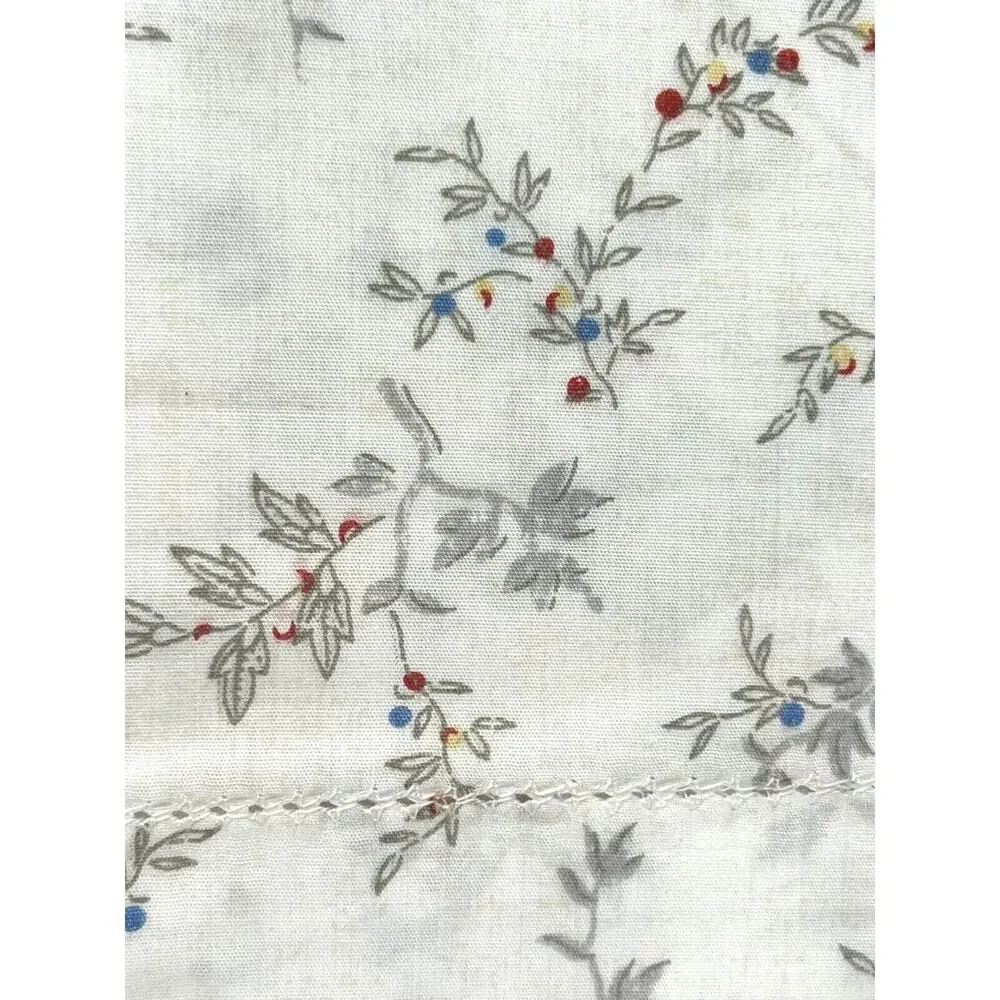 Ralph Lauren Carolyne Vine Standard Pillowcases Grey Pair Of 2 - 20” X 32”